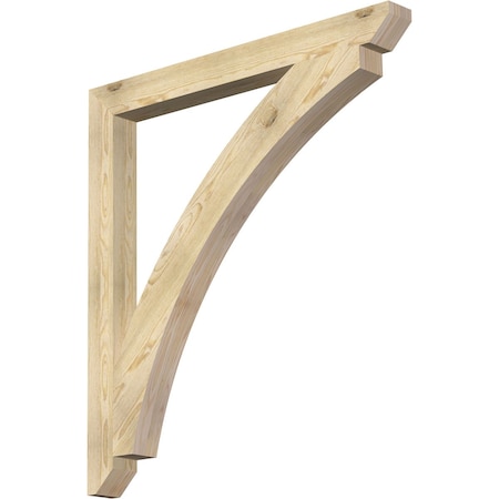Ekena Millwork Thorton Slat Rough Sawn Bracket, Douglas Fir, 4"W x 44"D x 48"H BKT04X44X48THR06RDF